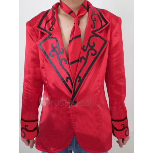 League of Legends Twisted Fate Tango Red Coat Cosplay Costume