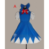 Touhou Project Cirno Cosplay Costume