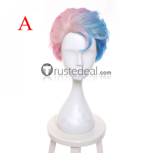 Suicide Squad Harley Quinn Genderbend Male Cosplay Wigs