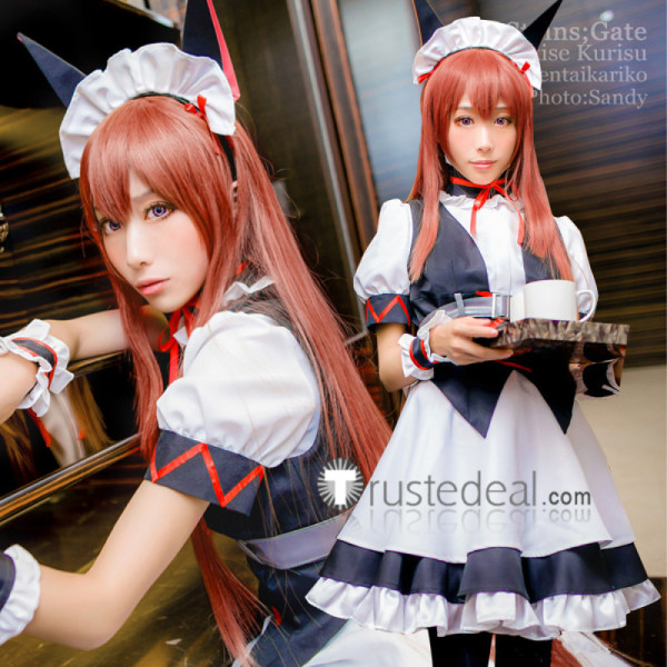 Steins Gate Faris NyanNyan Maid Cosplay Costume