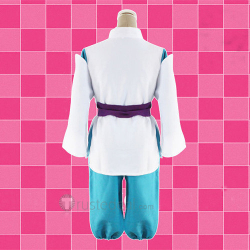 Spirited Away Haku White Blue Cosplay Costume