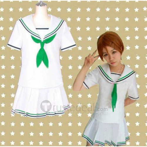 Kurokos Basketball Seirin Girl White Uniform Cosplay Costume