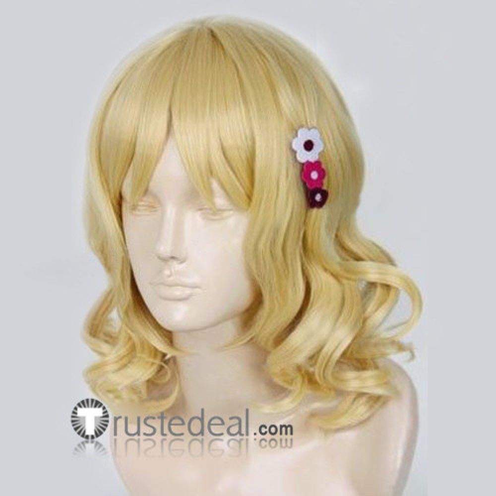 blonde anime wig
