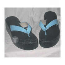 BRAVE10 Isanami Cosplay Shoes Black Blue Geta Shoes