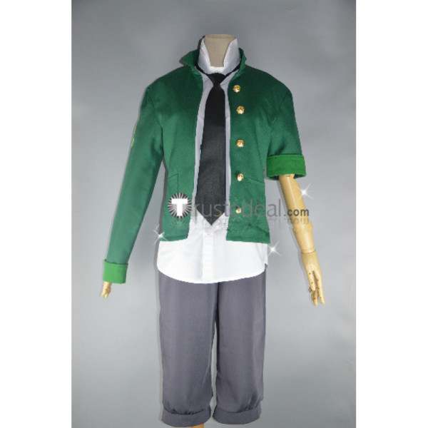 League of Legends LOL Academy Ekko Green Jacket Cosplay Costume