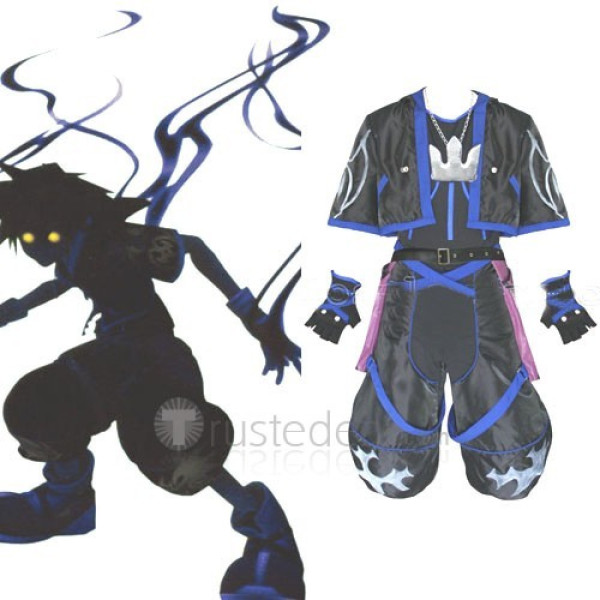 Kingdom Hearts 2 Anti Sora Cosplay Costume