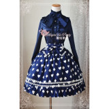 Magic Tea Party Poker Printed Lolita Skirt