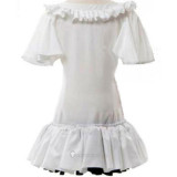 Guilty Crown Shinomiya Ayase White Gown/Dress Cosplay Costume
