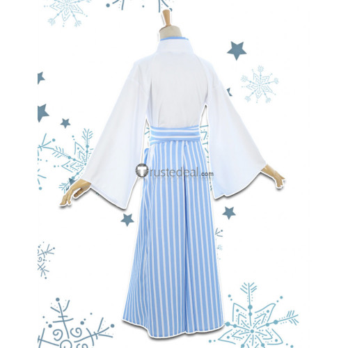 Vocaloid Snow Kagamine Len Rin White Kimono Cosplay Costume