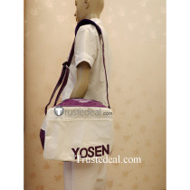 Kurokos Basketball Yosen White Purple Imitation Leather Cosplay Bag
