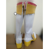 Tales of Vesperia Estelle Estellise Sidos Heurassein Yellow White Cosplay Boots Shoes