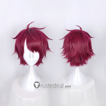 Act! Addict! Actors! A3! Spring Troupe Sakuma Sakuya Red Cosplay Wig