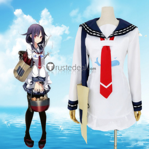 Kantai Collection Taigei White Sailor Uniform Cosplay Costume