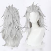 Final Fantasy IX Kuja Silver White Cosplay Wig