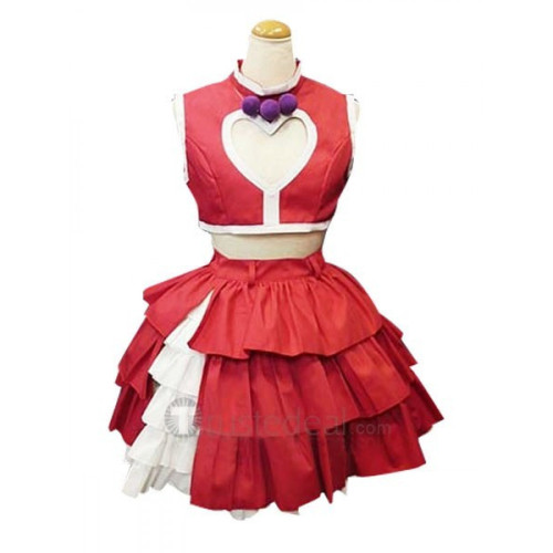 The King of Fighters Athena Asamiya Red And White Dress