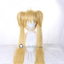 Shugo Chara Utau Hoshina Blonde Ponytails Cosplay Wig 120cm