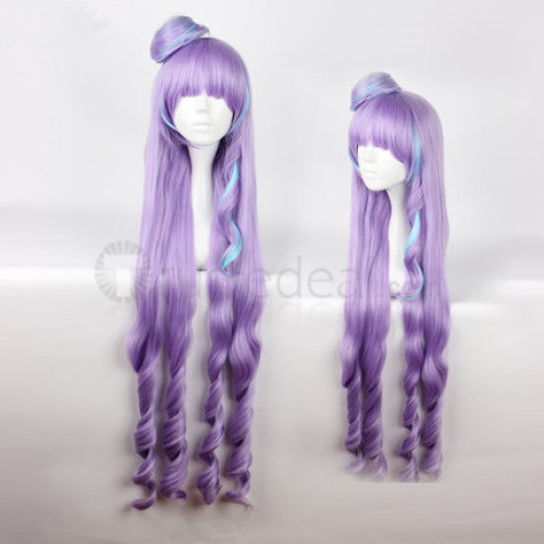 Macross Delta Mikumo Guynemer Purple Cosplay Wig