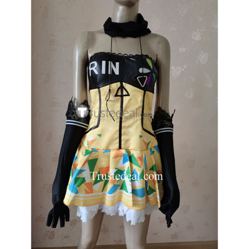 Love Live SR Rin Hoshizora Cyber Cosplay Costume