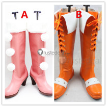 The Seven Deadly Sins Revival of The Commandments Diane Orange Pink Cosplay Boots Shoes