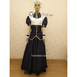 High School DxD Queen Grayfia Lucifuge Blue Maid Cosplay Costume