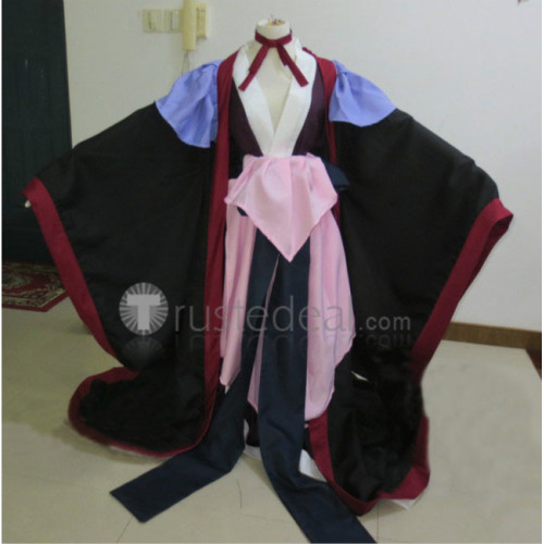 Bleach Shunsui Zanpakuto Katen Kyokotsu Kimono Black Cosplay Costume