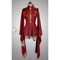 Vocaloid Miku Hatsune Senbonzakura Red Uniform Cosplay Costume