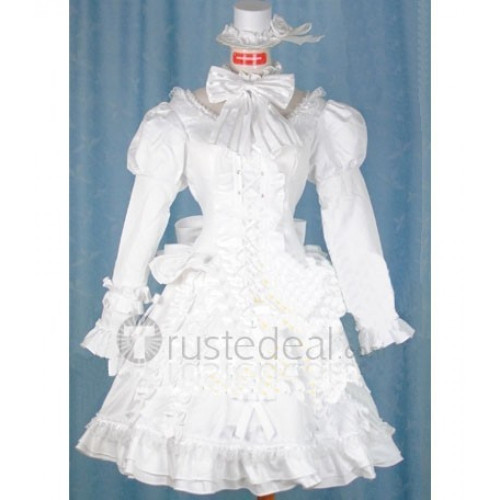 Pandora Hearts Sharon Rainsworth White Dress Cosplay Costume