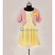 NORN9 Last Era Koharu Pink Yellow Cosplay Costume