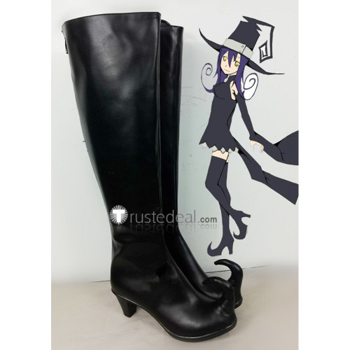 Soul Eater Blair Witch Black Cosplay Shoes Boots
