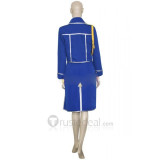 FullMetal Alchemist Winry Rockbell Military Blue Uniform Cosplay Costume