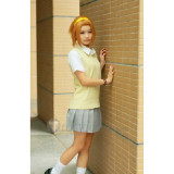 K-On! Yui Azusa Summer School Uniform Cosplay Costume