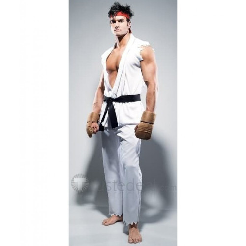 Street Fighter RYU White Cosplay Costume