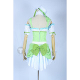 Love Live Rin Hoshizora Green Maid Cosplay Costume