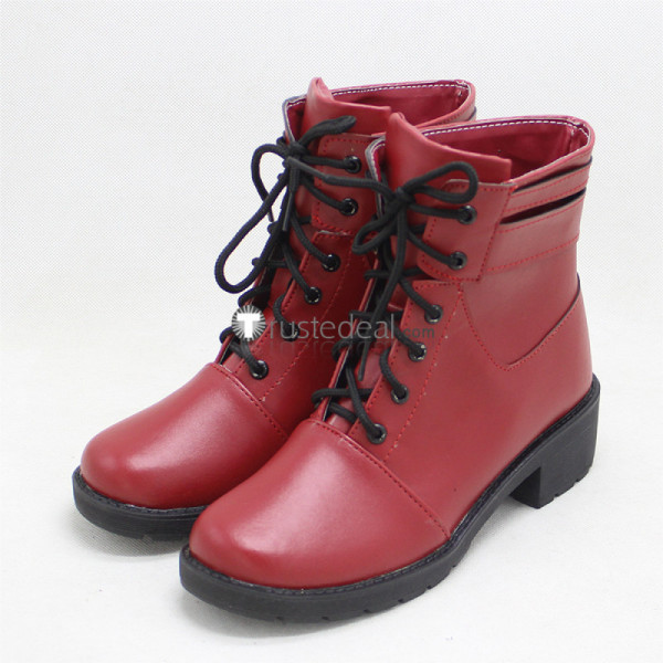 Final Fantasy VII Tifa Lockhart Red Cosplay Shoes Boots