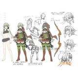 Goblin Slayer High Elf Archer Green Cosplay Costume 1