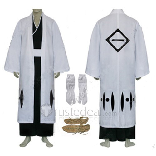 Bleach 1st Division Captain Yamamoto Genryuusai Shigekuni Cosplay Costume