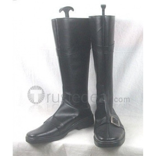 Gintama Silver Soul Sakata Gintoki Black Cosplay Boots Shoes