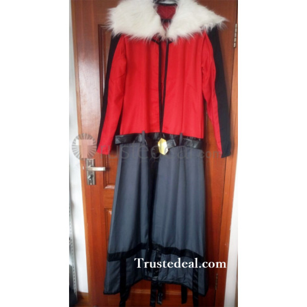 Pokemon Gijinka Human Yveltal Red Cosplay Costume