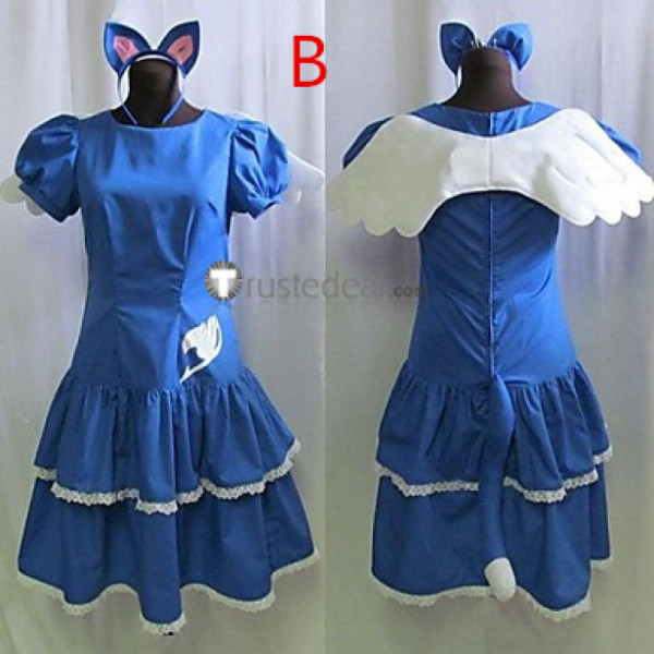 Fairy Tail Gijinka Happy Cosplay Costume