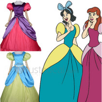 Cinderella Disney Princess Evil Sisters Cosplay Costume