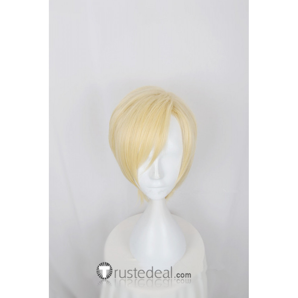 blonde anime wig