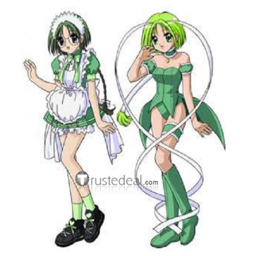 Tokyo Mew Mew Lettuce Retasu Midorikawa Green Cosplay Boots Shoes