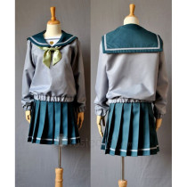 Sword Art Online Kirigaya Suguha Cosplay Sailor Suit