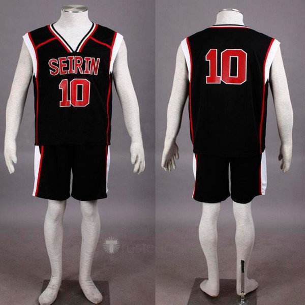 Kurokos Basketball Seirin Kagami Taiga Black Uniform Cosplay Costume