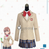 A Certain Magical Index Railgun Misaka Mikoto School Uniform Cosplay Costume