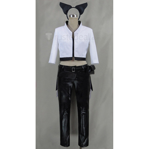 RWBY Blake Belladonna Intruder Black White Cosplay Costume