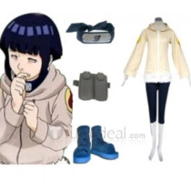 Naruto Hinata Hyuga Cosplay Costume and Accessories Set