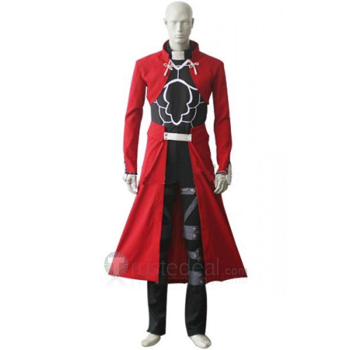 Fate Stay Night Archer Shirou Emiya Red Cosplay Costume