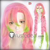 Kimetsu no Yaiba Demon Slayer Mother Spider Demon Rui Older Sisiter Spider Demon Mitsuri Kanroji Cosplay Wigs