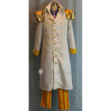 One Piece Borsalino Kizaru Yellow Strips Cosplay Costume 2